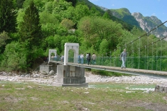 Passerella in località Tigo (Archivio Parco Prealpi Giulie)