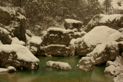 Torrente Resia in inverno (Luciano Micelli)