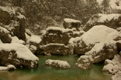 Torrente Resia in inverno (Luciano Micelli)